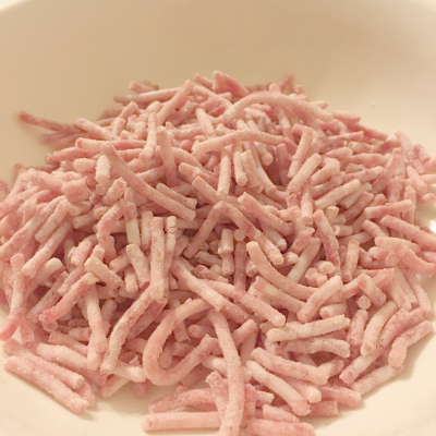 おうちコープ離乳食に便利なアイテム茶美豚の豚挽き肉